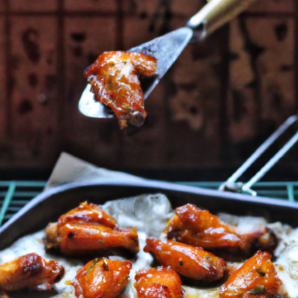 Photo illustrating the recipe from : Crispy oven-roasted chicken wings