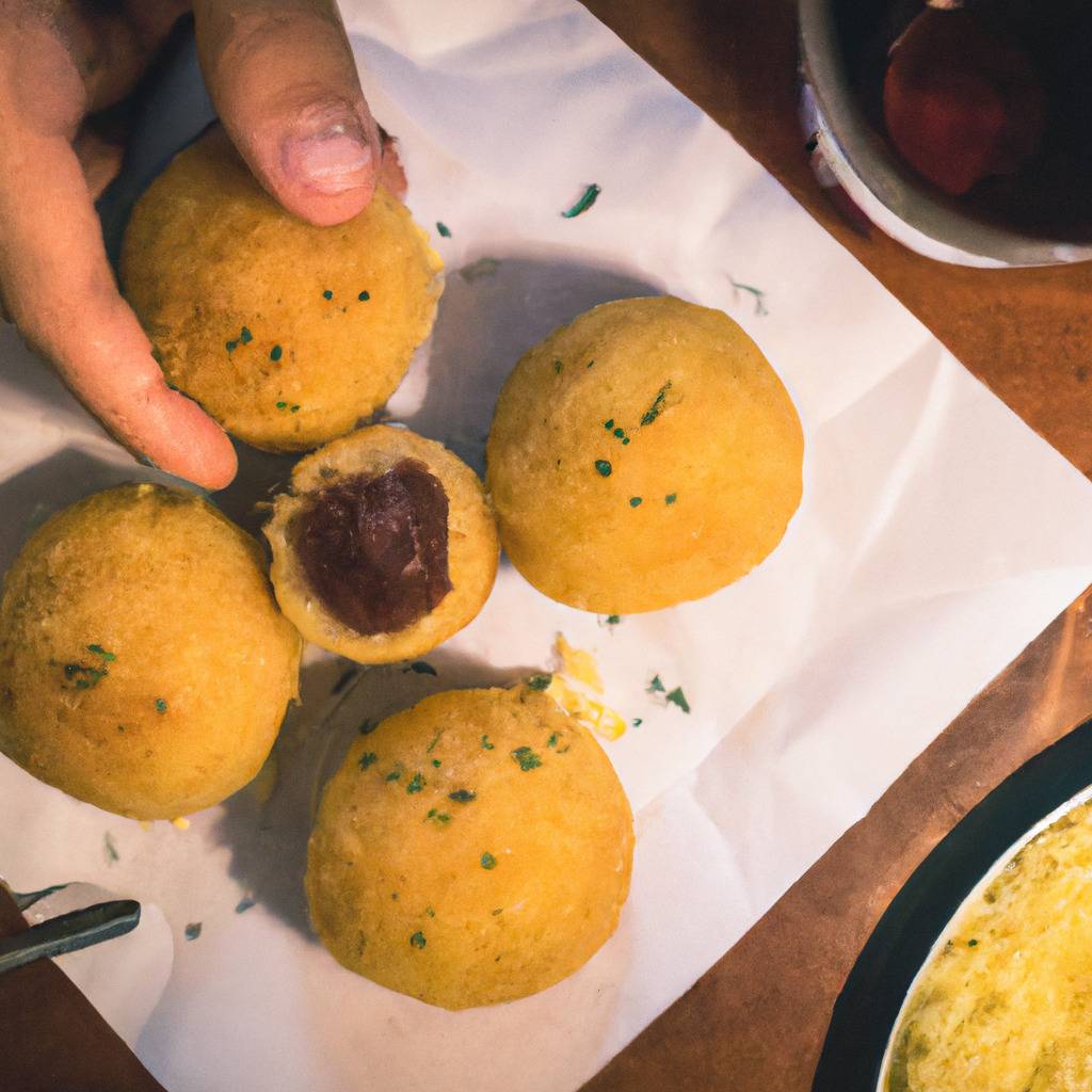 Foto que ilustra la receta de : Arancini (bolas de arroz rellenas y fritas)