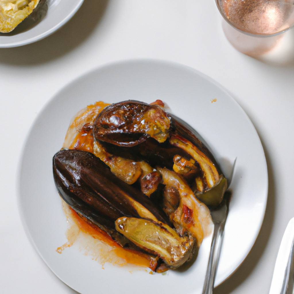 Foto che illustra la ricetta da : Melanzane al miele