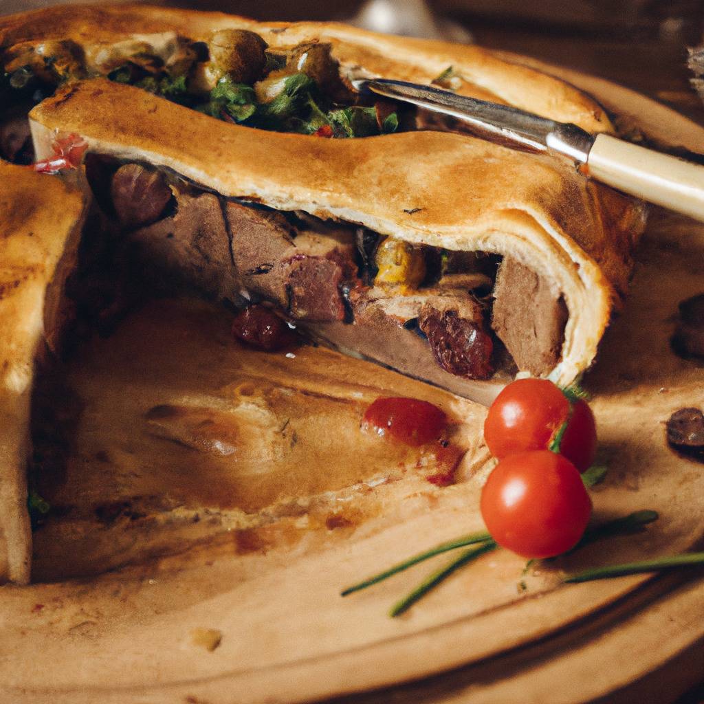 Photo illustrating the recipe from : Beef en croûte
