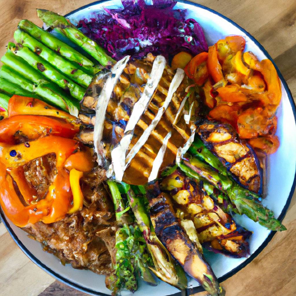 Foto zur Illustration des Rezepts von : Buddha Bowl mit gegrilltem Gemüse