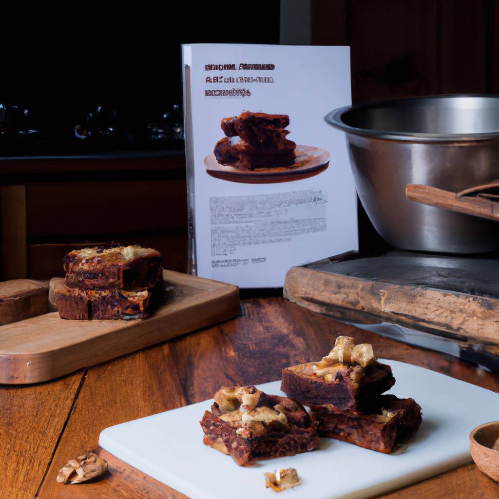 Foto que ilustra la receta de : Brownies de nueces