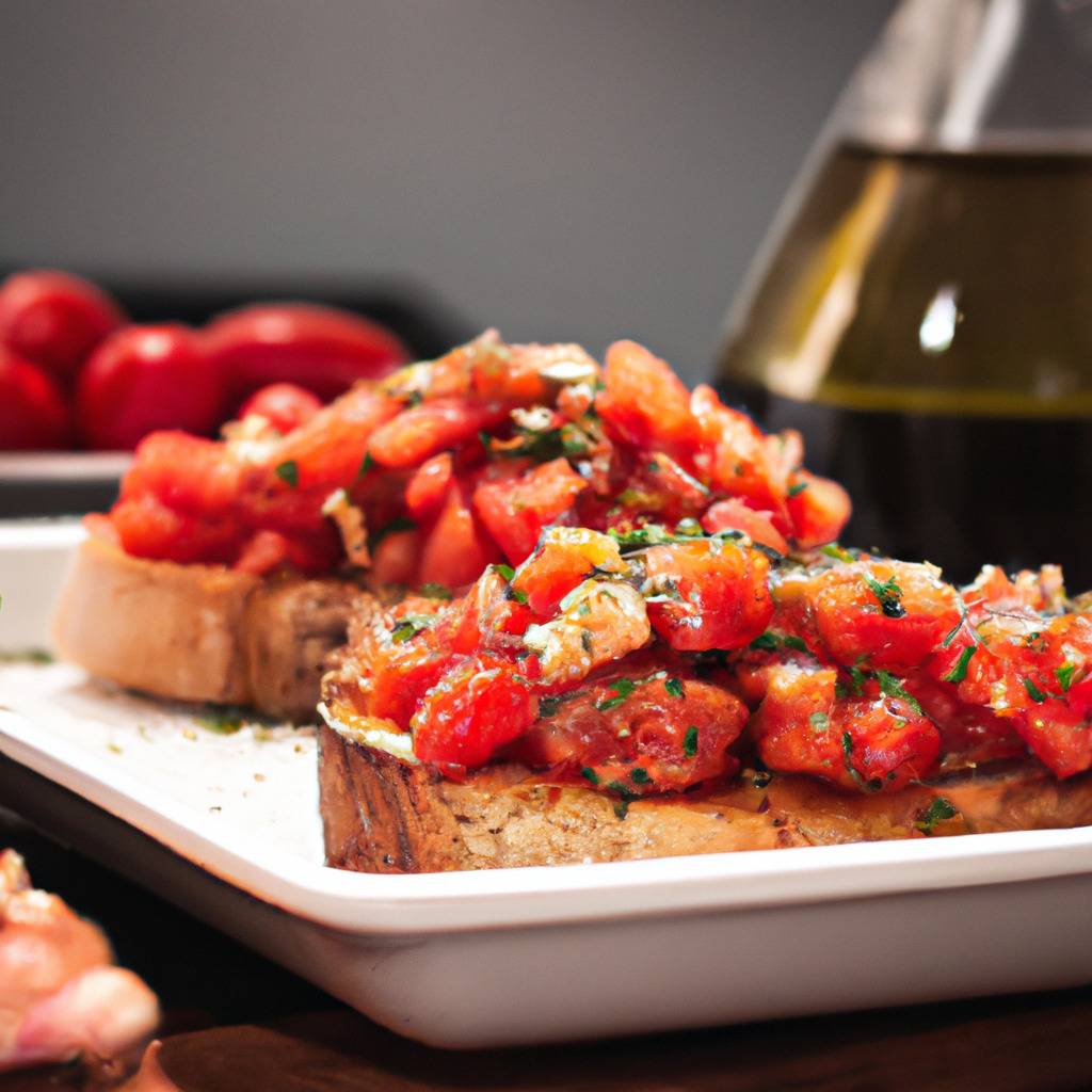 Foto che illustra la ricetta da : Bruschetta al Pomodoro