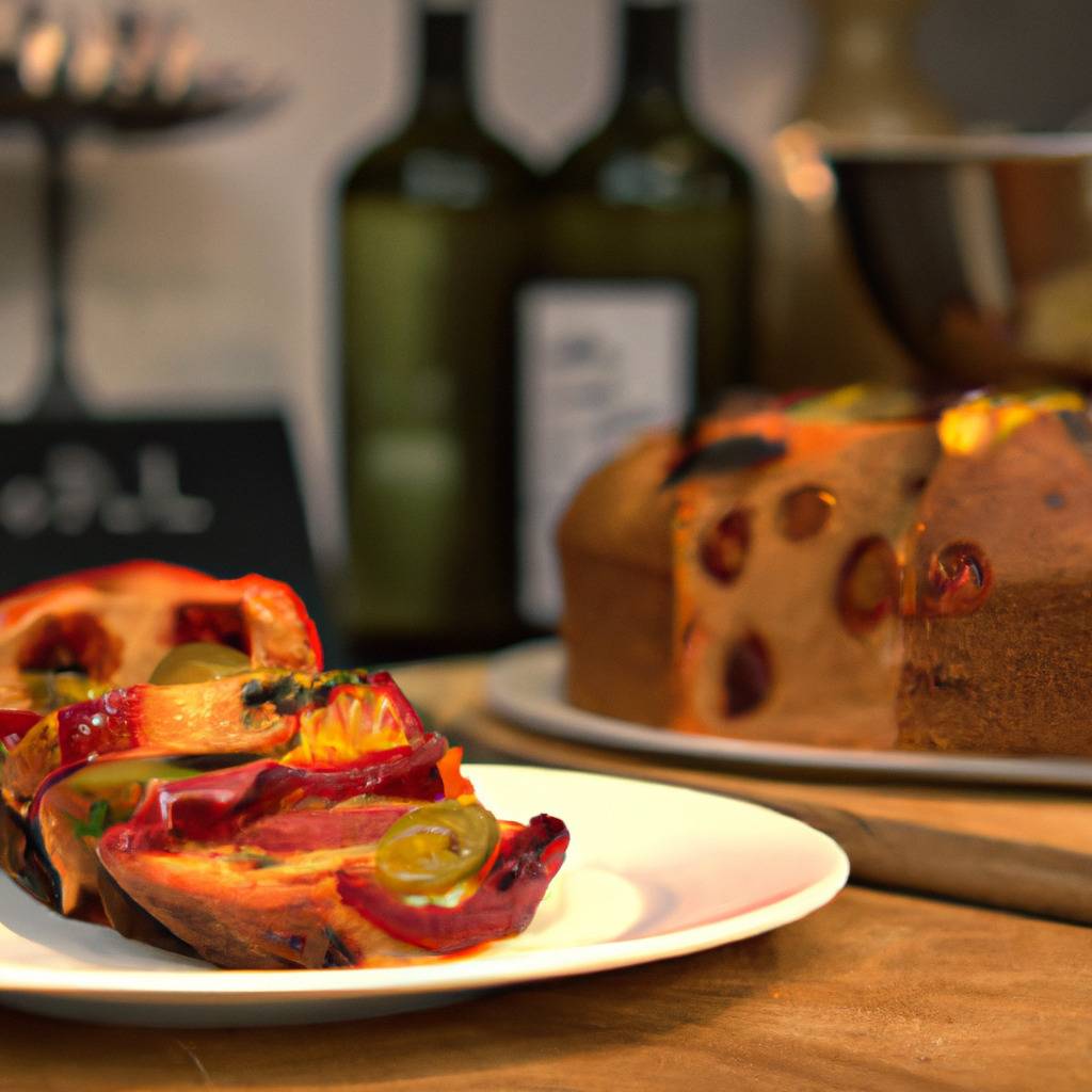 Foto que ilustra la receta de : Tarta de chorizo y pimiento asado