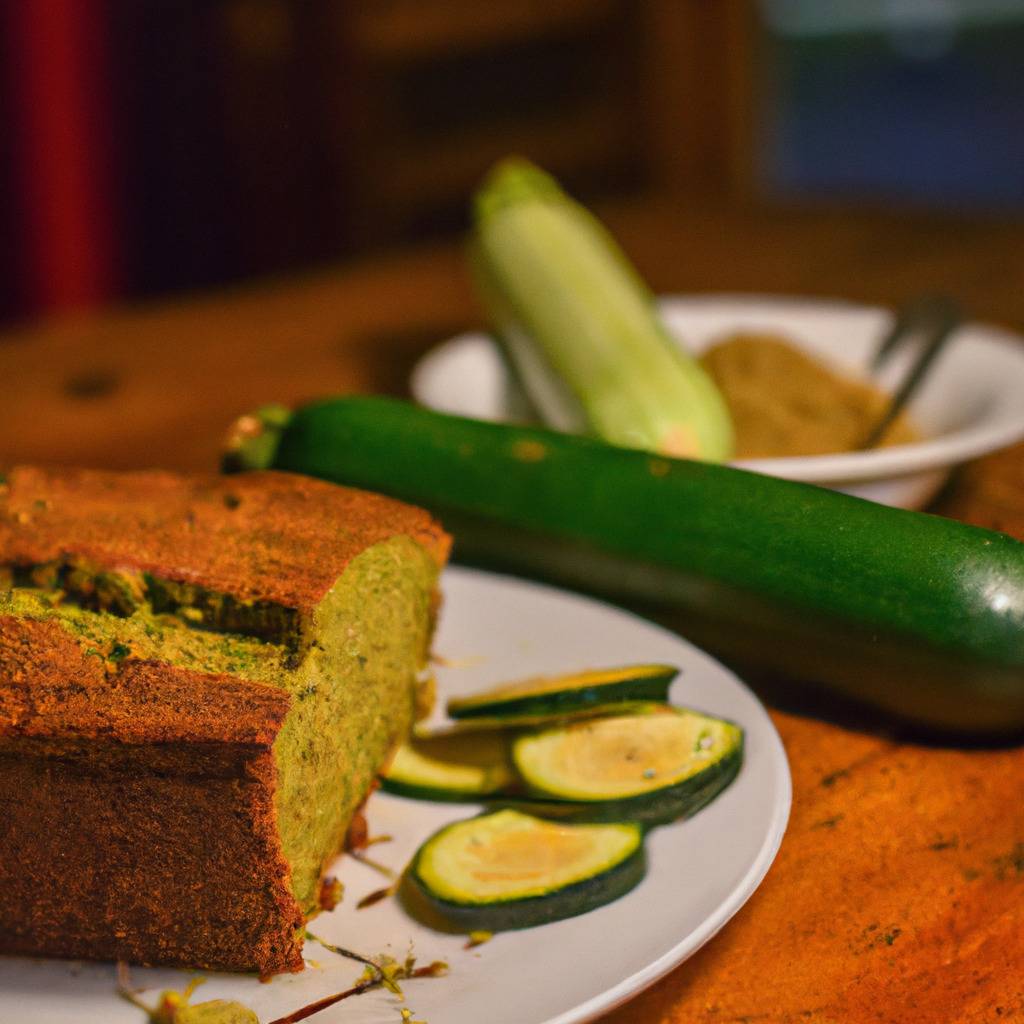 Photo illustrating the recipe from : Zucchini, carrot and cumin cake