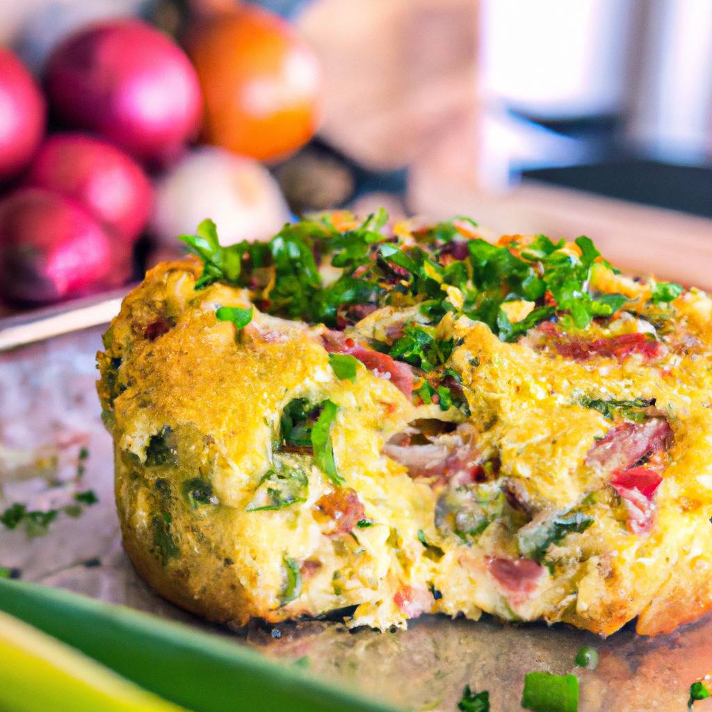 Foto che illustra la ricetta da : Torta di porri e pancetta