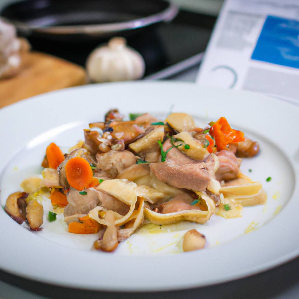 Foto que ilustra la receta de : Carbonara de cerdo