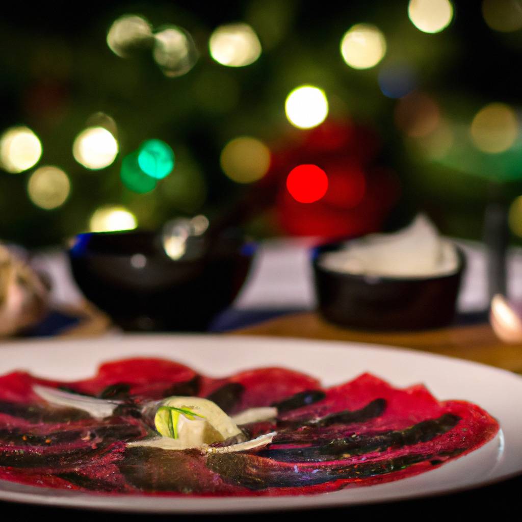 Foto que ilustra la receta de : Carpaccio de ternera