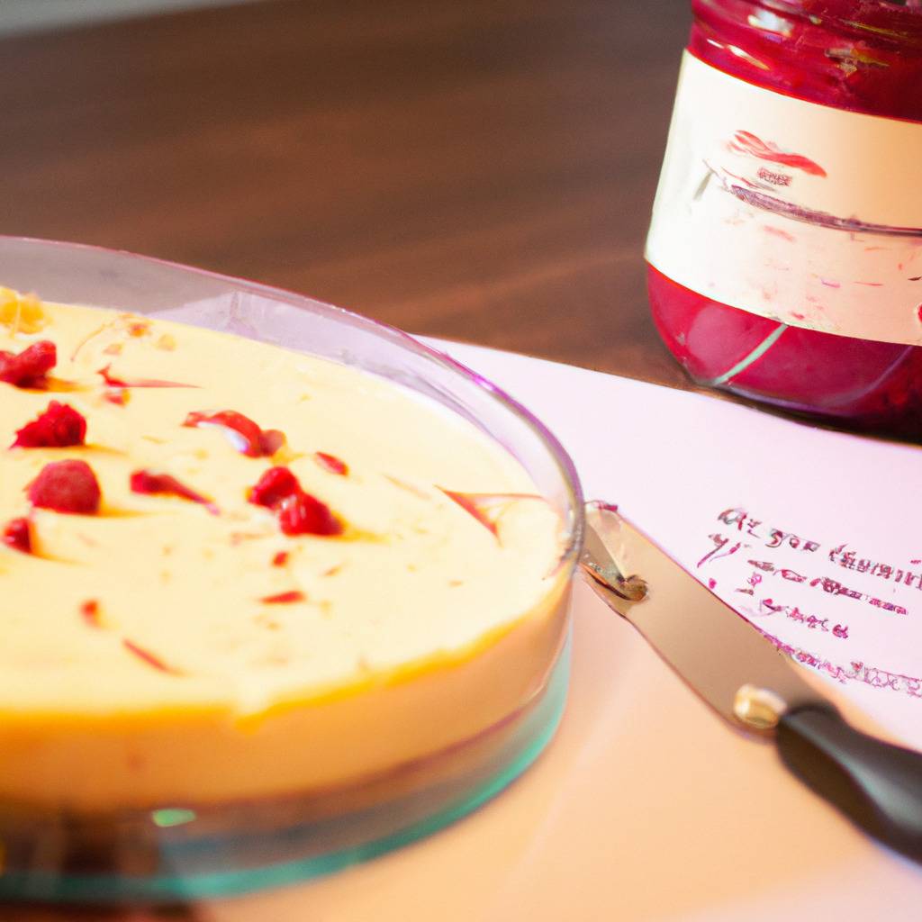 Photo illustrating the recipe from : Raspberry cheesecake