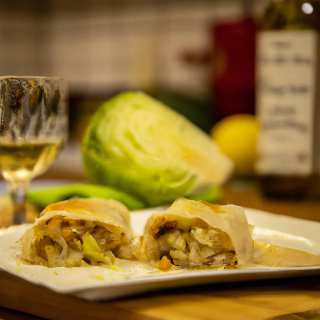 Photo illustrating the recipe from : Cabbage stuffed with pork