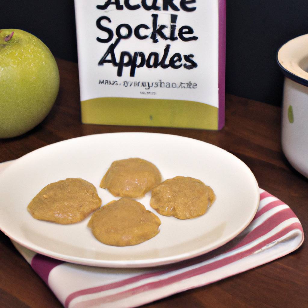 Foto que ilustra la receta de : Galletas de compota de manzana