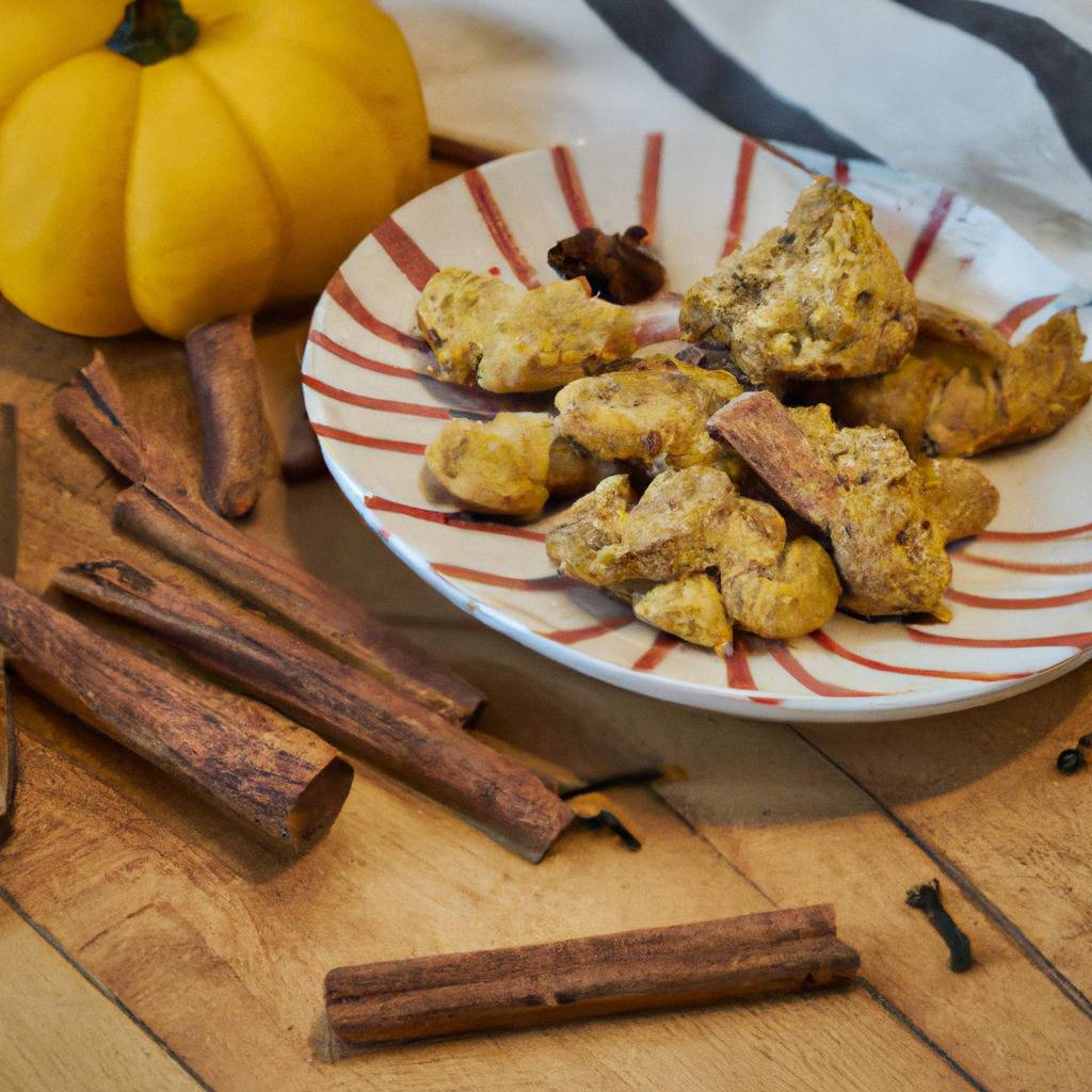 Foto che illustra la ricetta da : Biscotti alla zucca e cannella