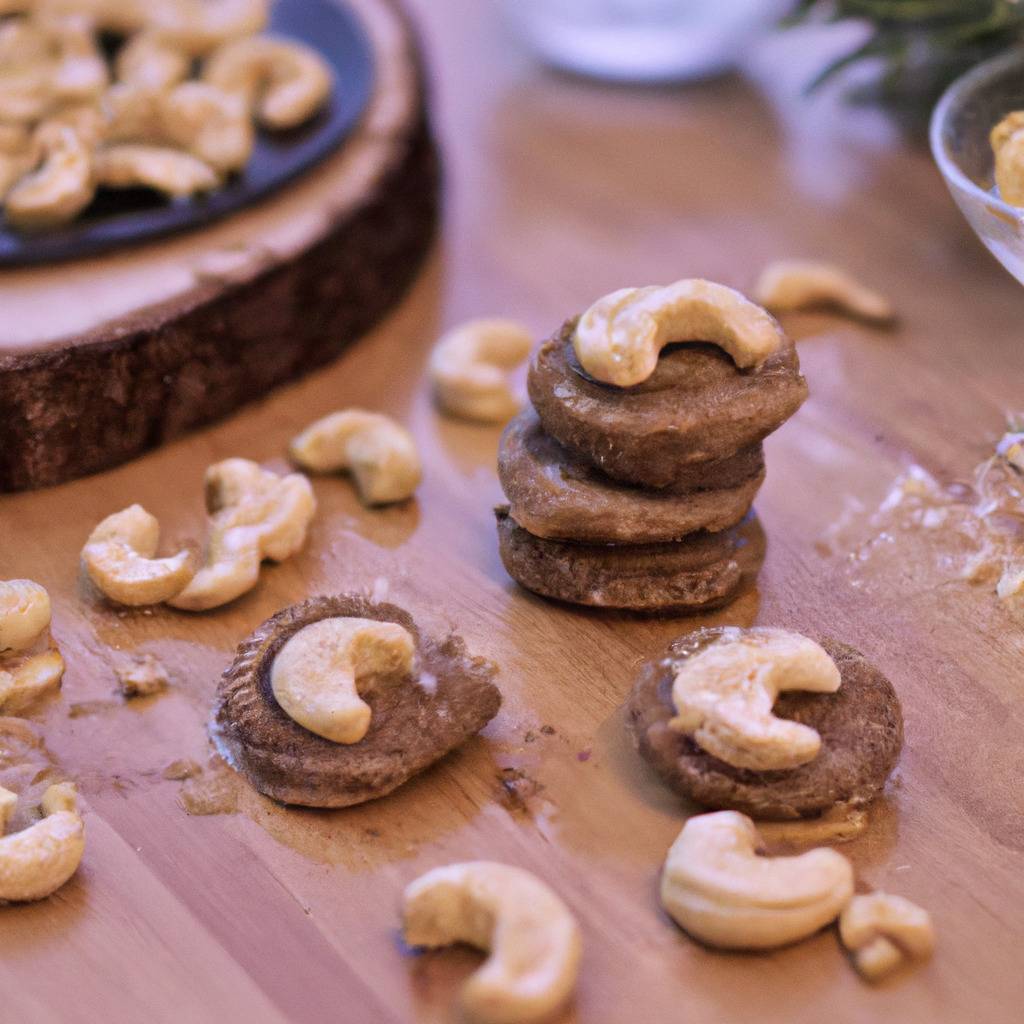 Photo illustrating the recipe from : Chocolate cashew cream cookies