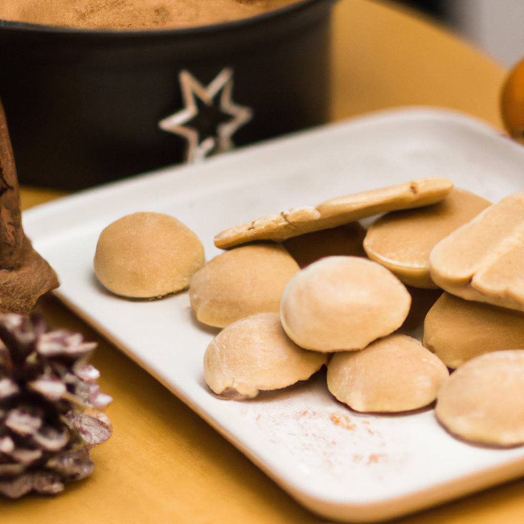 Photo illustrating the recipe from : Chestnut cream cookies