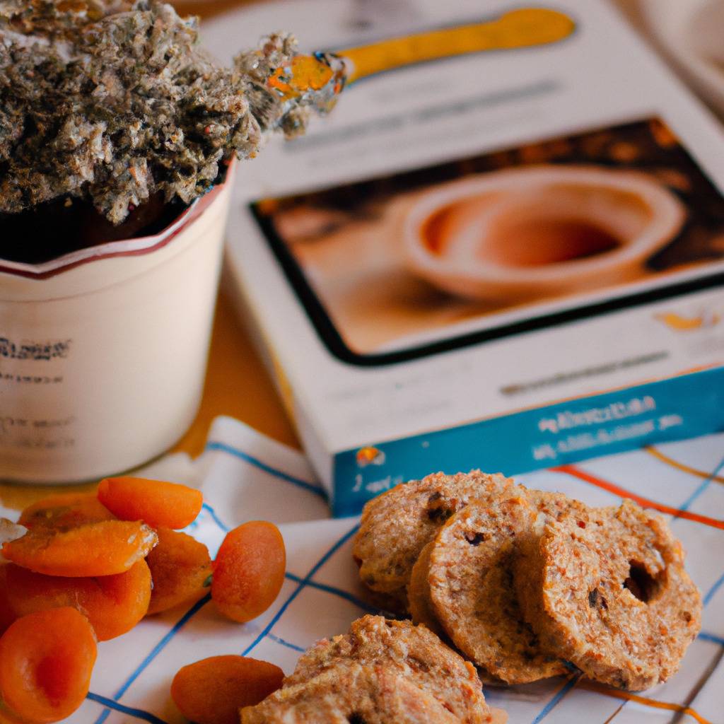 Photo illustrating the recipe from : Oatmeal and dried apricot cookies