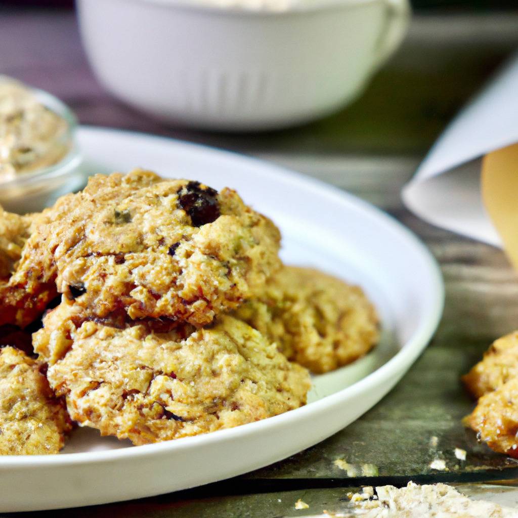 Photo illustrating the recipe from : Oatmeal raisin cookies