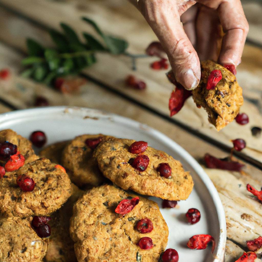 Photo illustrating the recipe from : Dried fruit and seed cookies