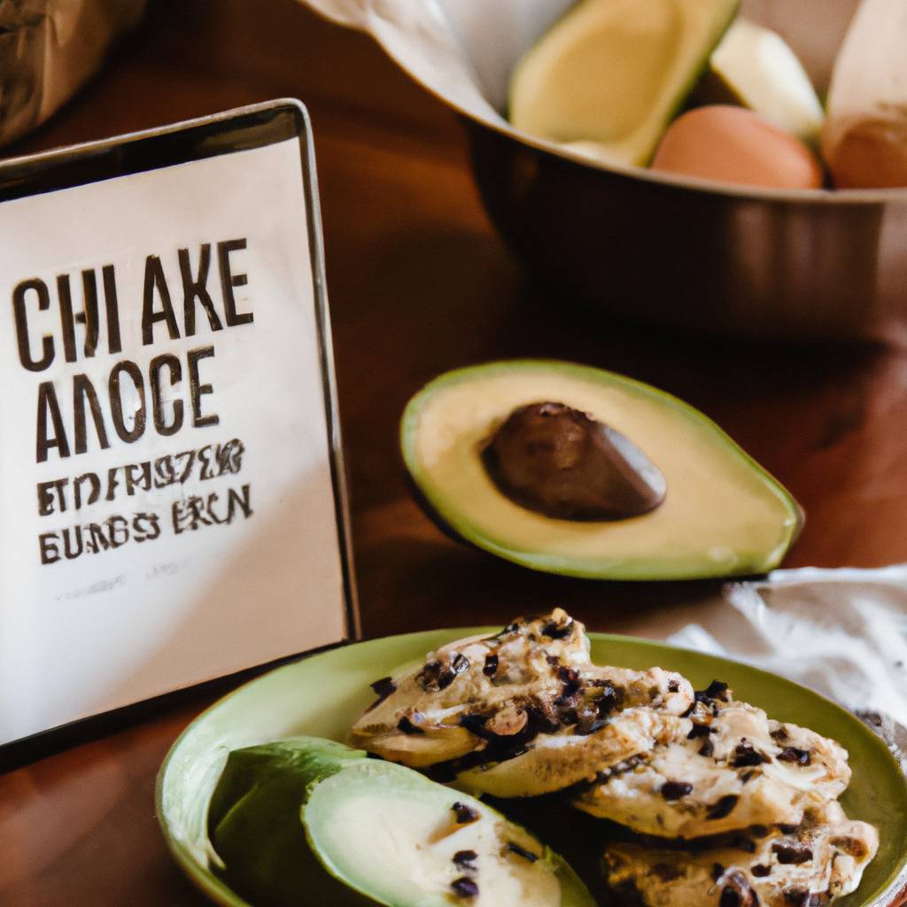 Photo illustrating the recipe from : Chocolate chip and avocado cookies