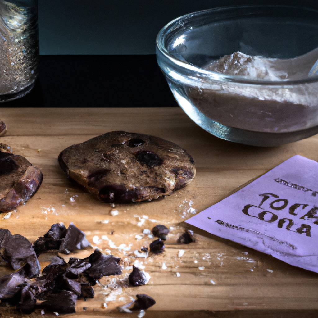 Photo illustrating the recipe from : Dark chocolate chip and sea salt cookies