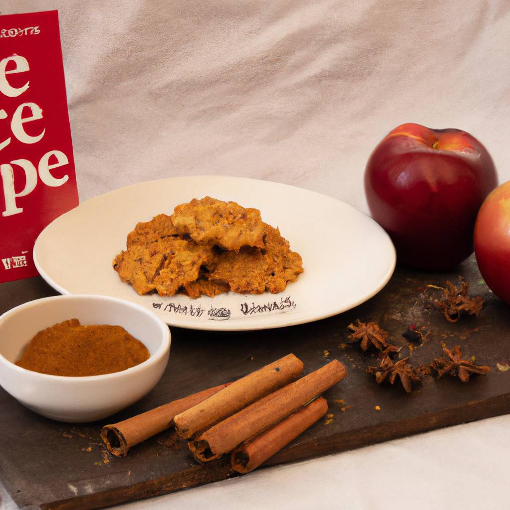 Foto que ilustra la receta de : Galletas de manzana y especias