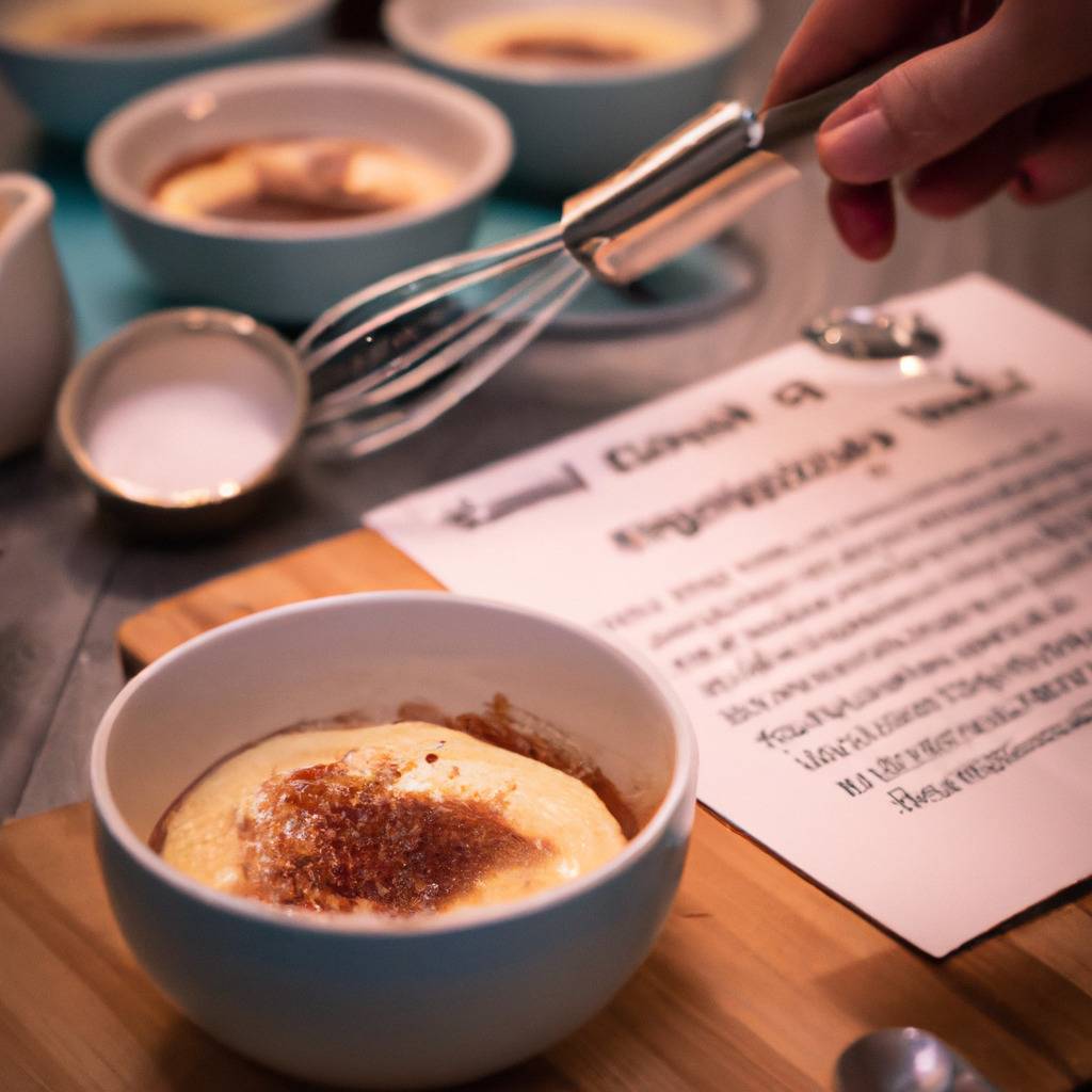 Foto che illustra la ricetta da : Crème Brûlée