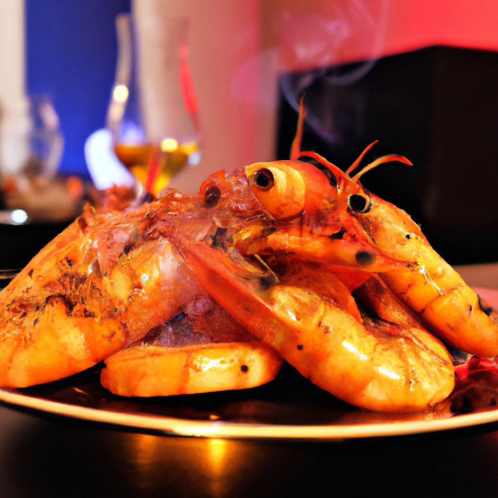 Foto que ilustra la receta de : Gambas a la Plancha