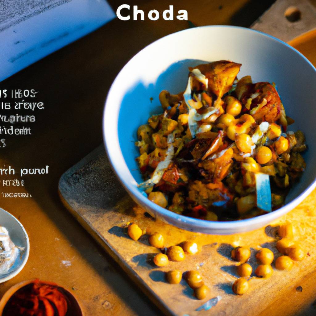 Photo illustrating the recipe from : Chickpea curry