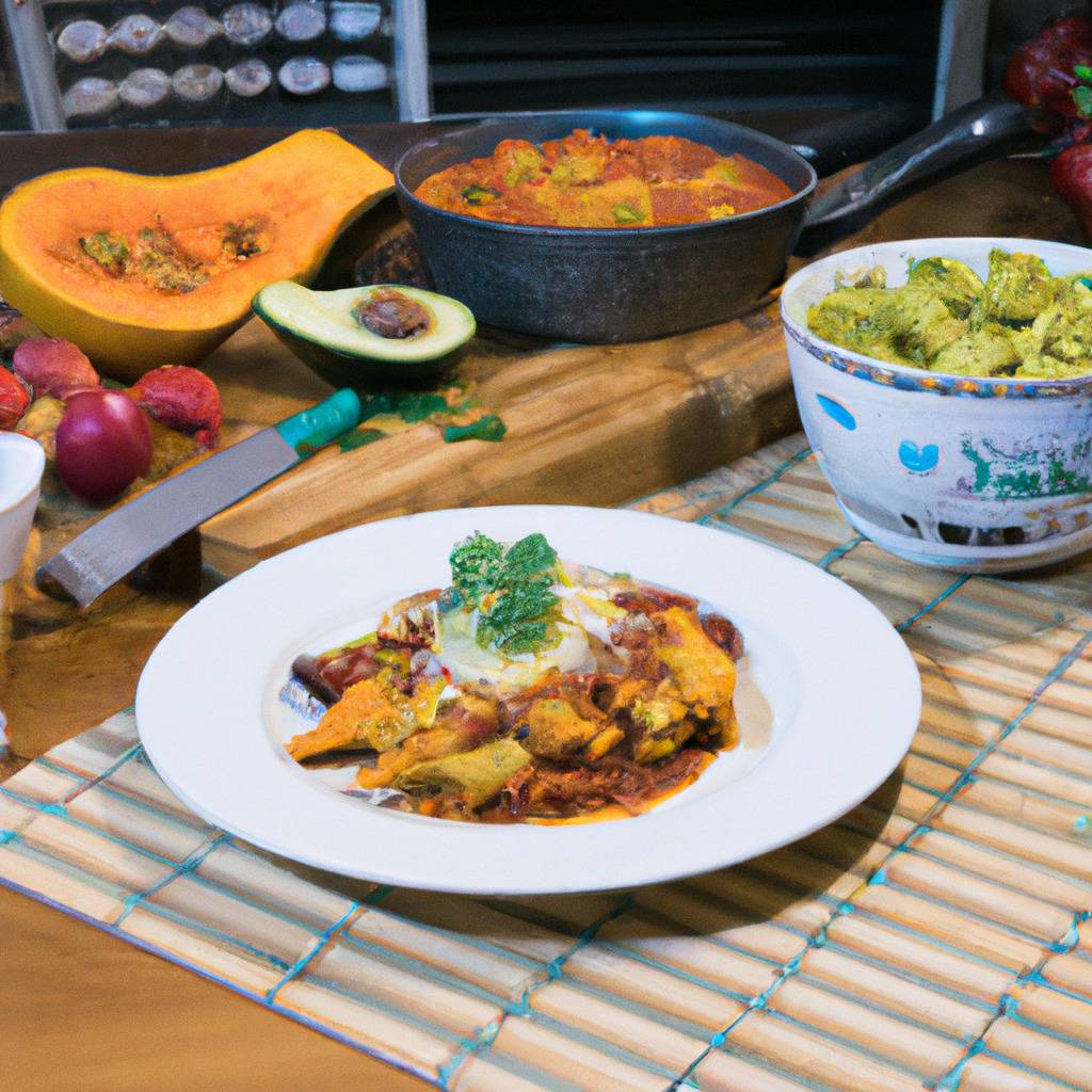 Photo illustrant la recette de : Enchiladas aux haricots et à la courge