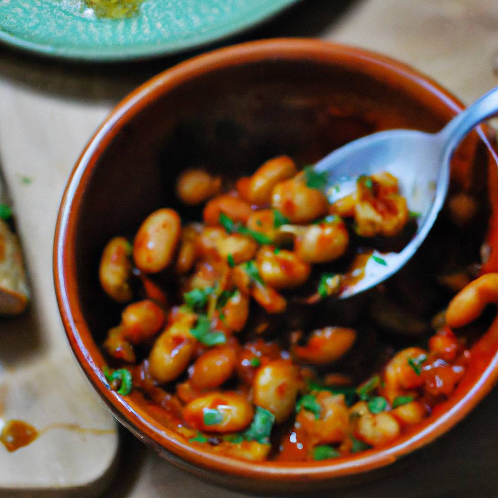 Foto que ilustra la receta de : Habas con Chorizo