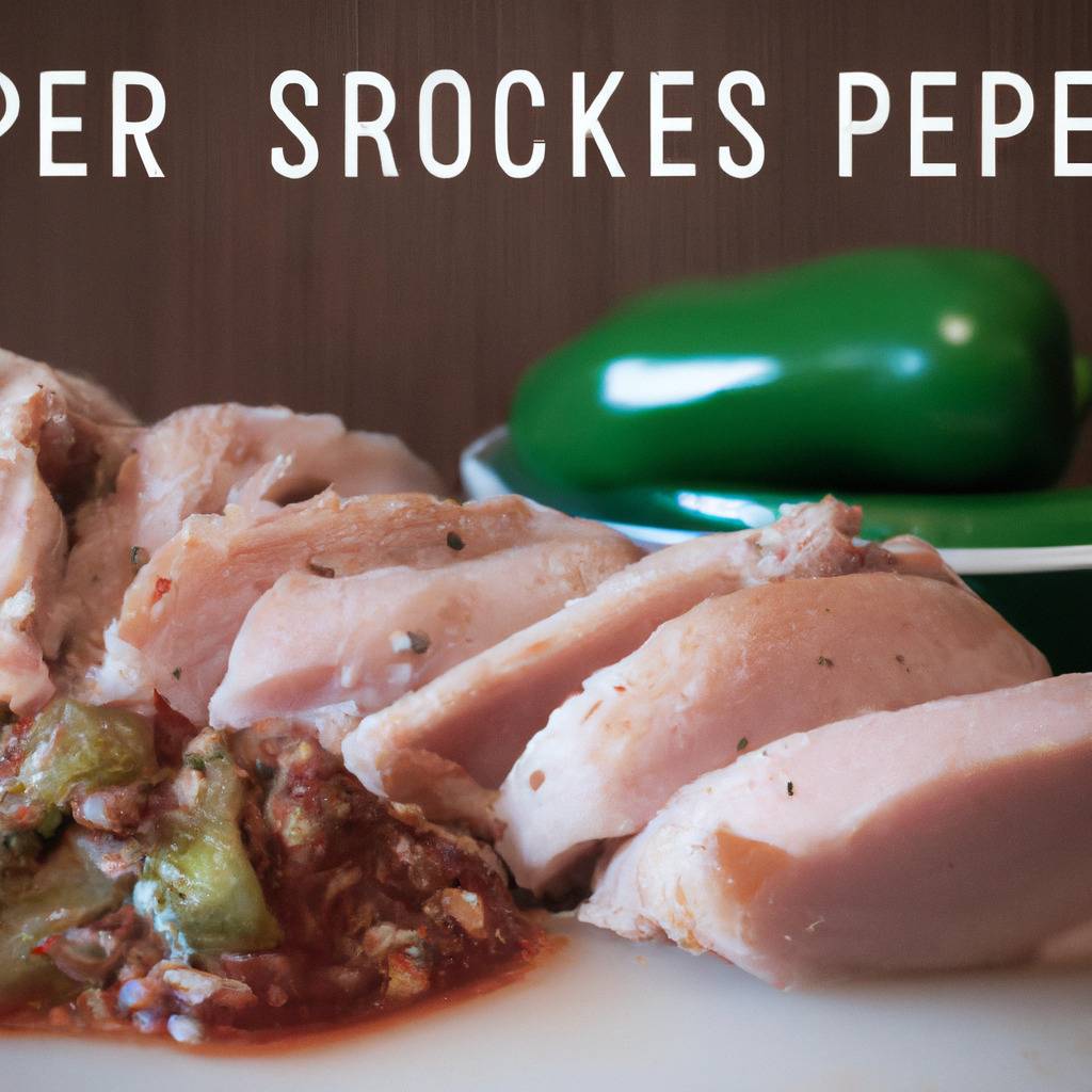 Photo illustrating the recipe from : Pork tenderloin with green pepper