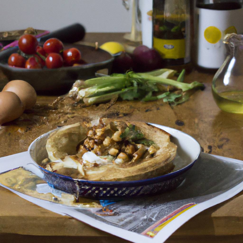 Foto que ilustra la receta de : Galette de garbanzos (socca)