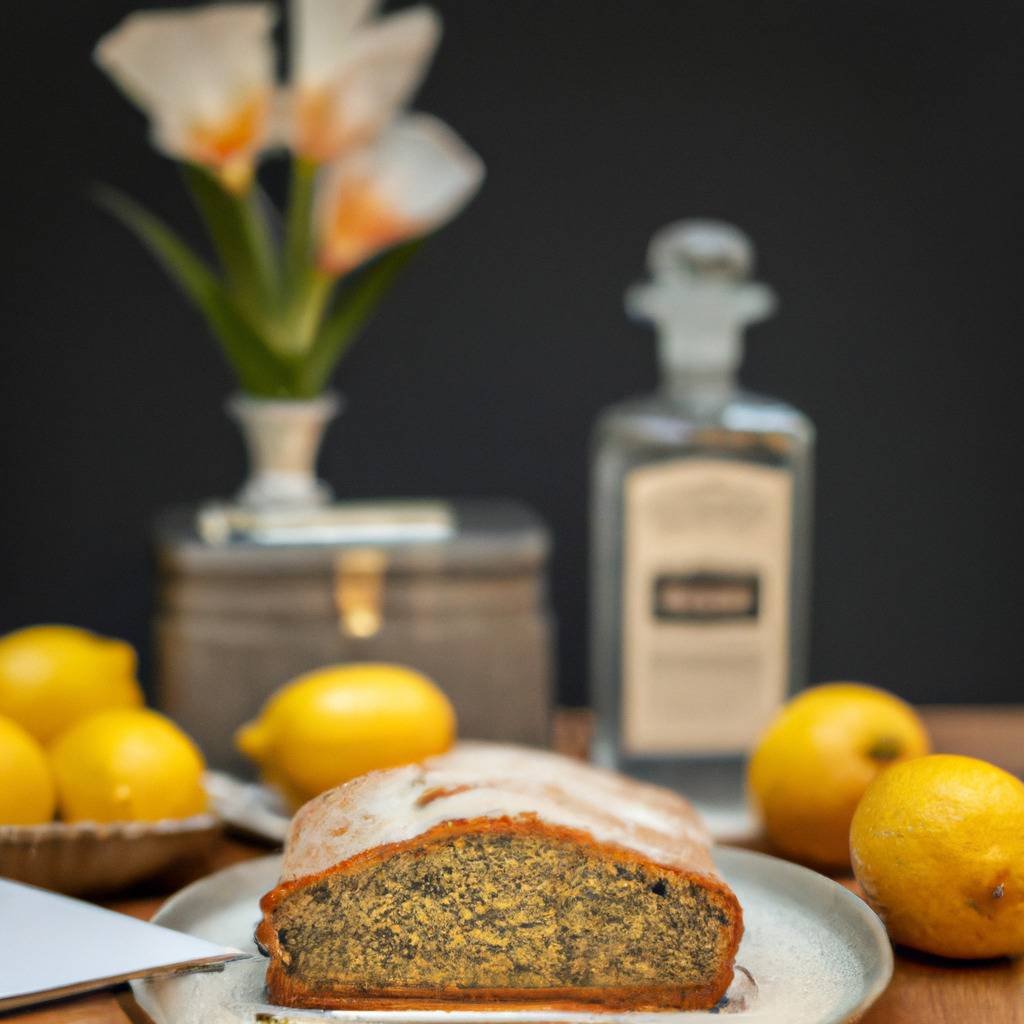 Fotografia que ilustra a receita de : Bolo de limão e papoila