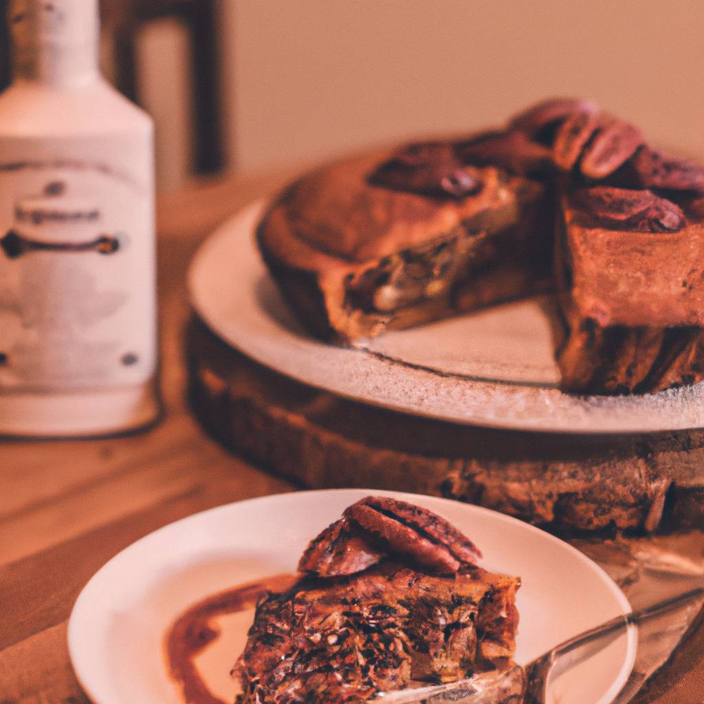 Photo illustrant la recette de : Gâteau à la noix de pécan