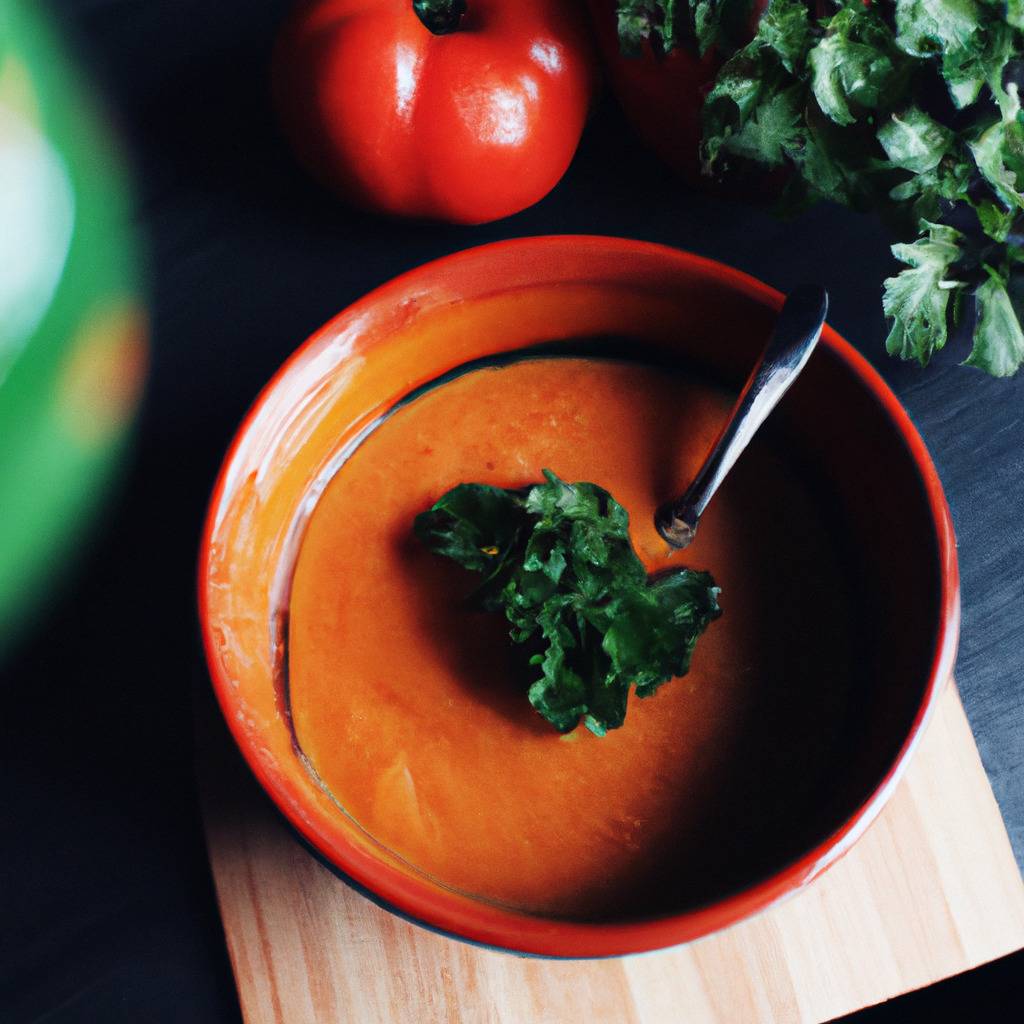 Foto que ilustra la receta de : Gazpacho andaluz