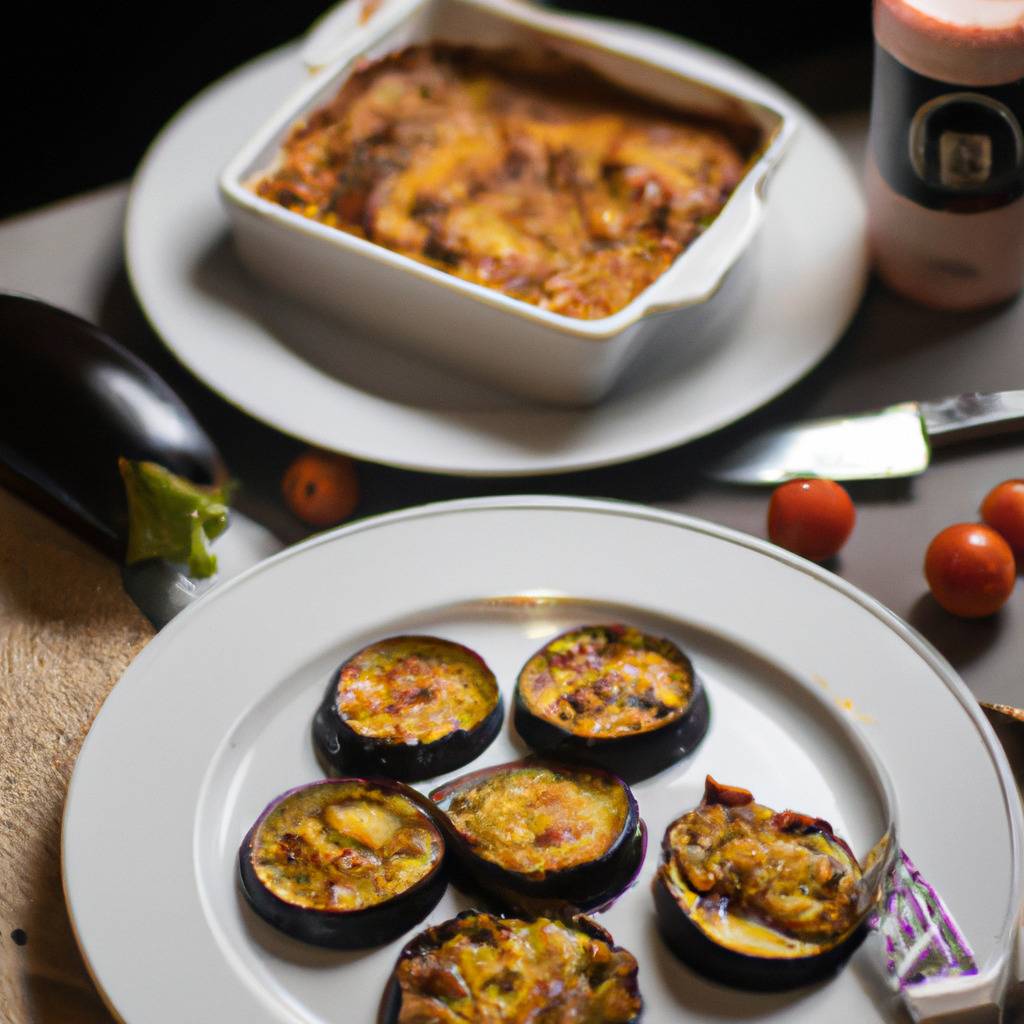 Foto que ilustra la receta de : Gratinado de berenjena y provenzal