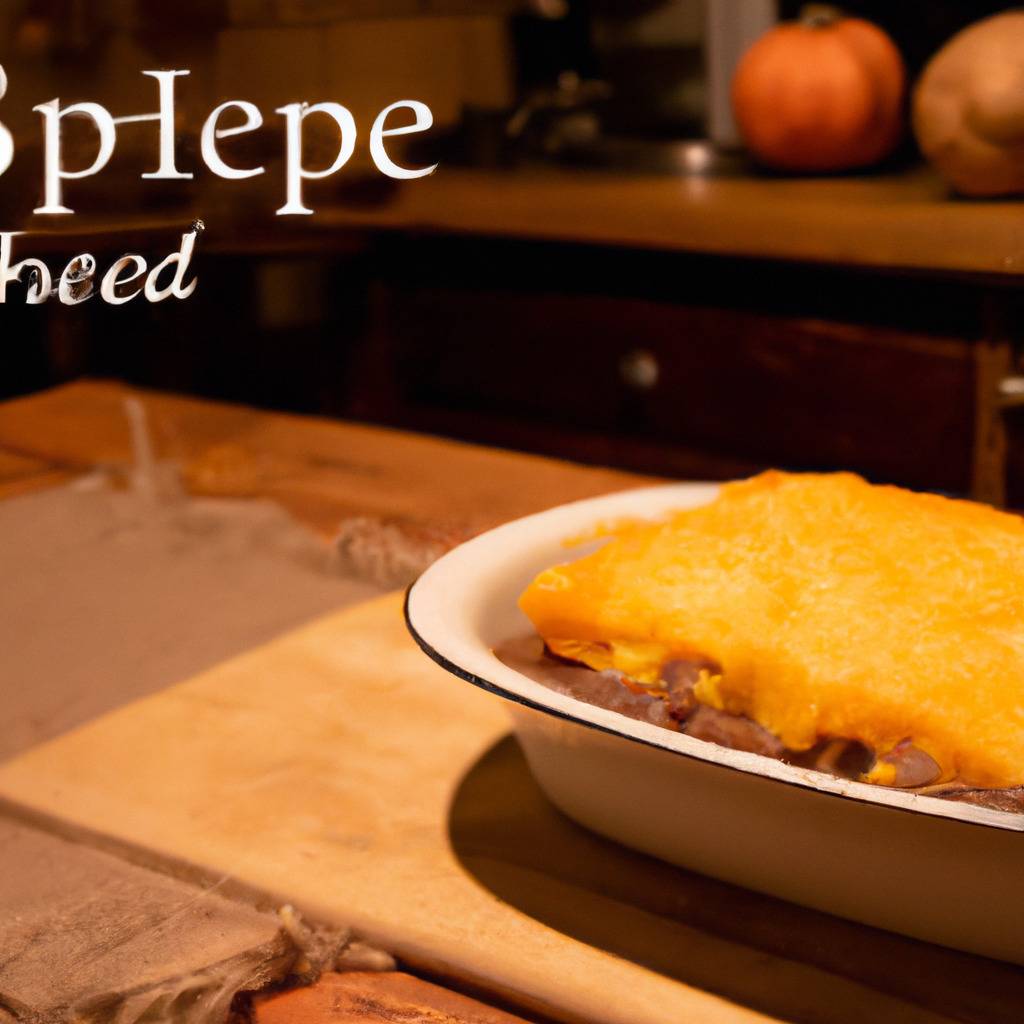 Photo illustrating the recipe from : Shepherd's pie with sweet potato