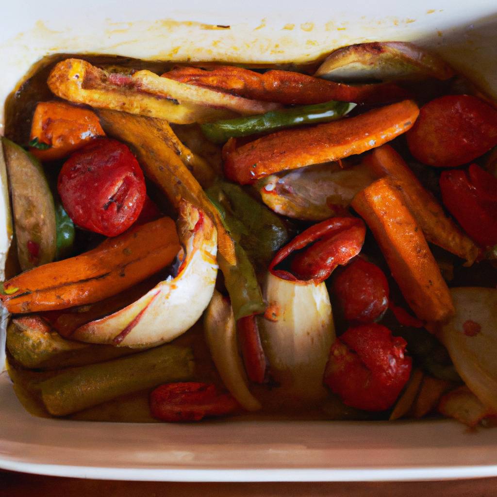 Photo illustrant la recette de : Légumes rôtis au four avec huile d'olive