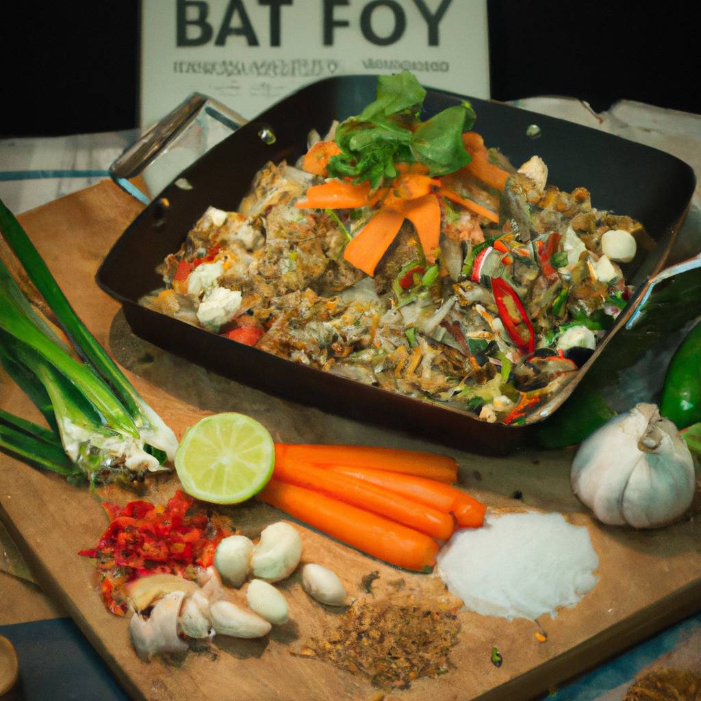 Foto zur Illustration des Rezepts von : Pad Thai mit Rindfleisch