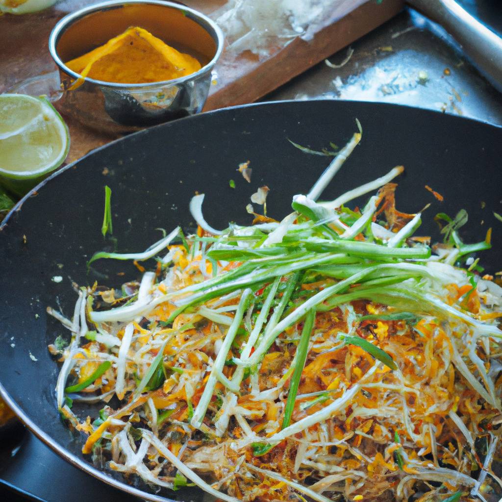 Foto che illustra la ricetta da : Pad Thai vegano