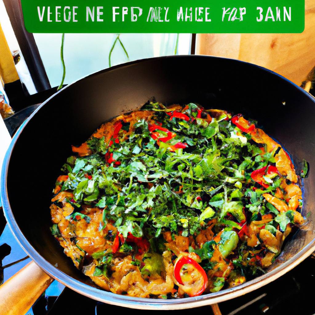 Photo illustrating the recipe from : Vegan paella