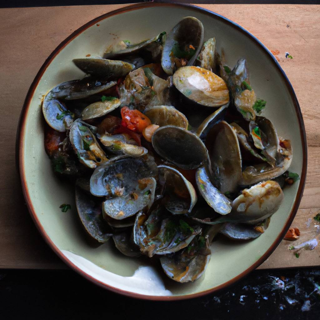 Foto che illustra la ricetta da : Vongole à Bulhão Pato