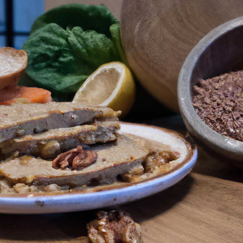 Foto que ilustra la receta de : Paté de lentejas y nueces