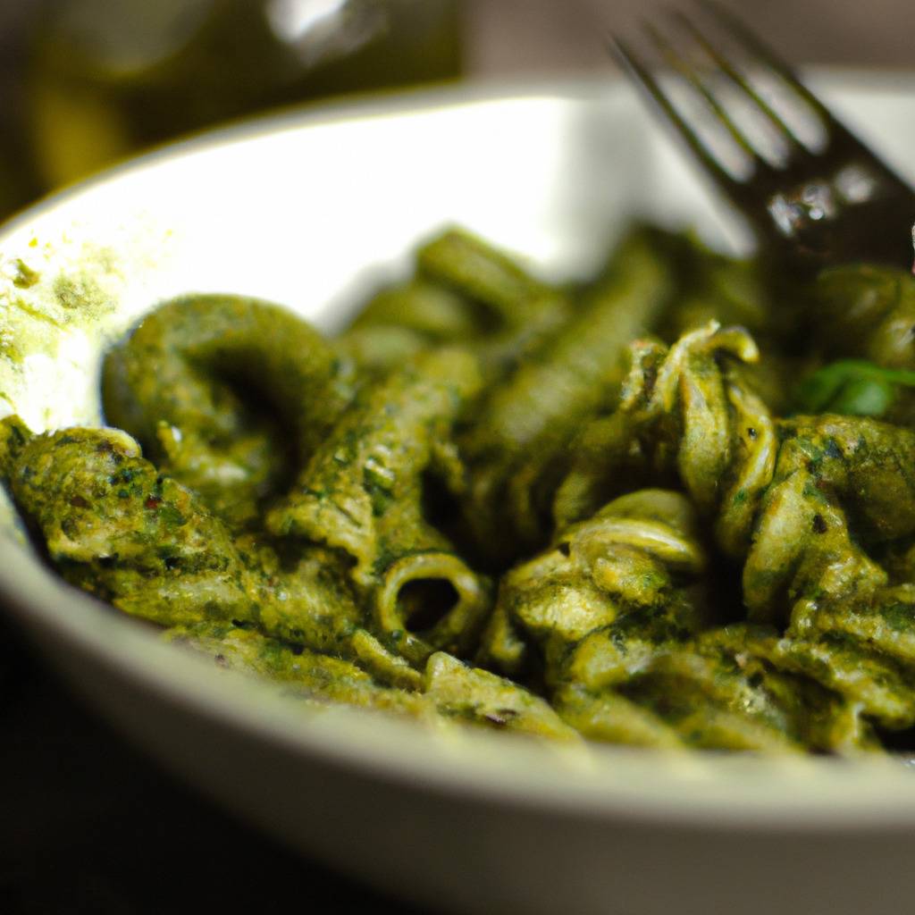 Foto que ilustra la receta de : Pasta al Pesto