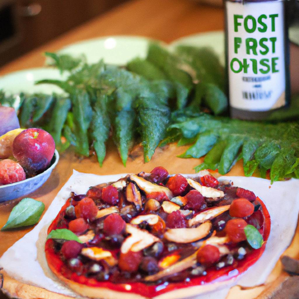 Foto che illustra la ricetta da : Pizza con frutti di bosco