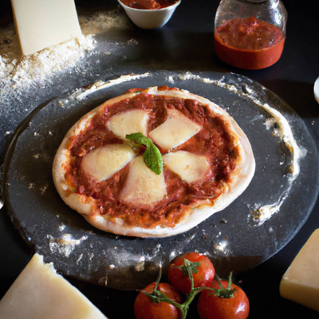 Foto che illustra la ricetta da : Pizza Margherita