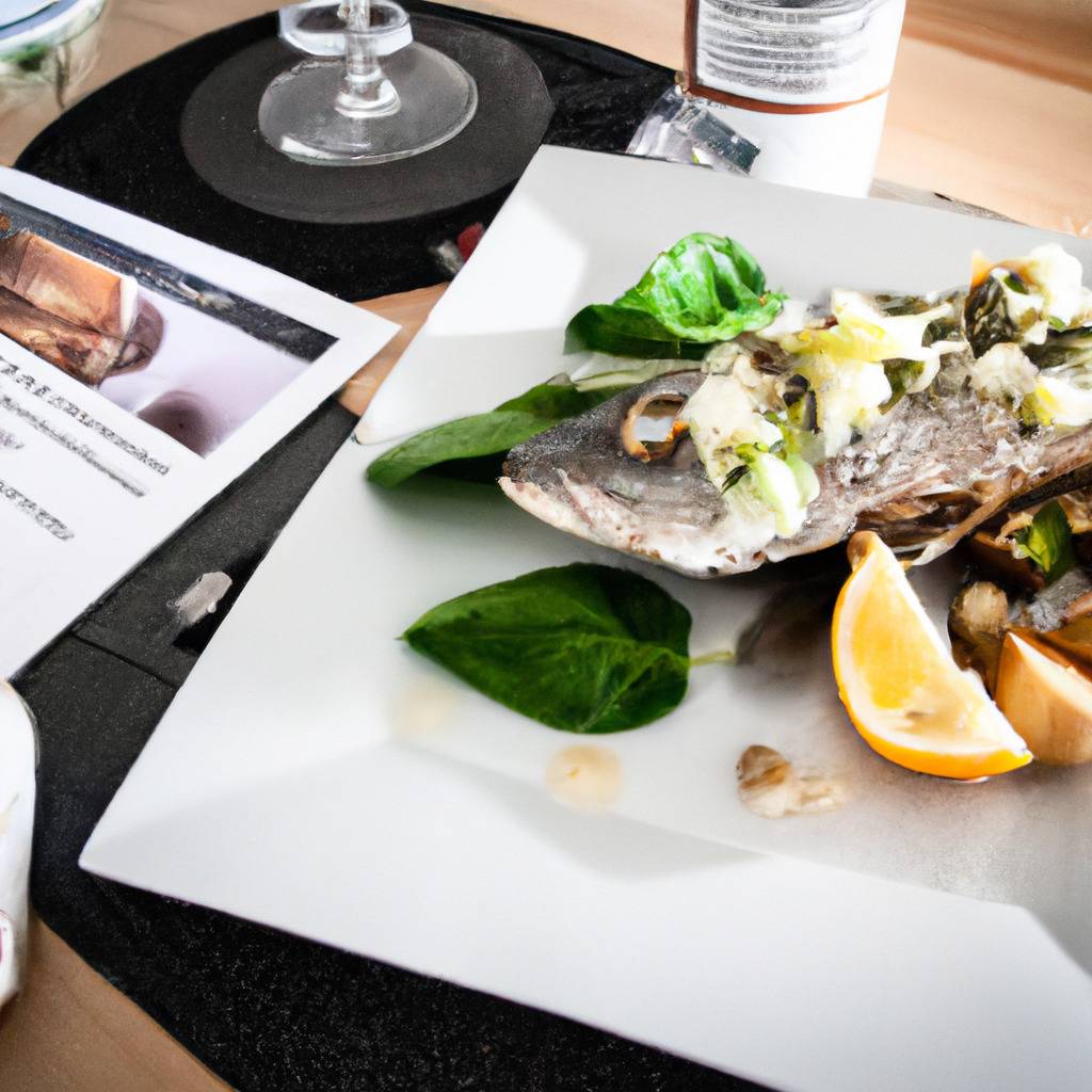 Photo illustrating the recipe from : Fish en papillote with garlic butter