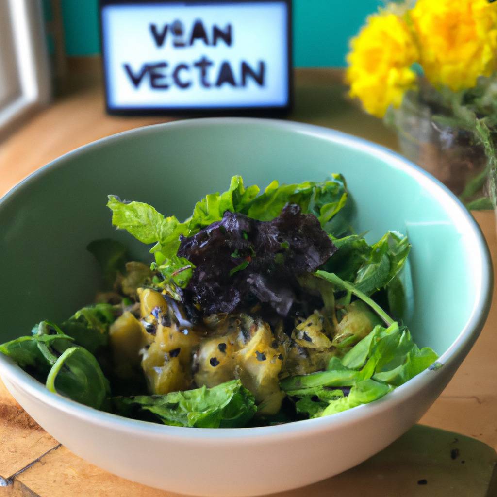 Foto que ilustra la receta de : Poke bowl vegano con algas