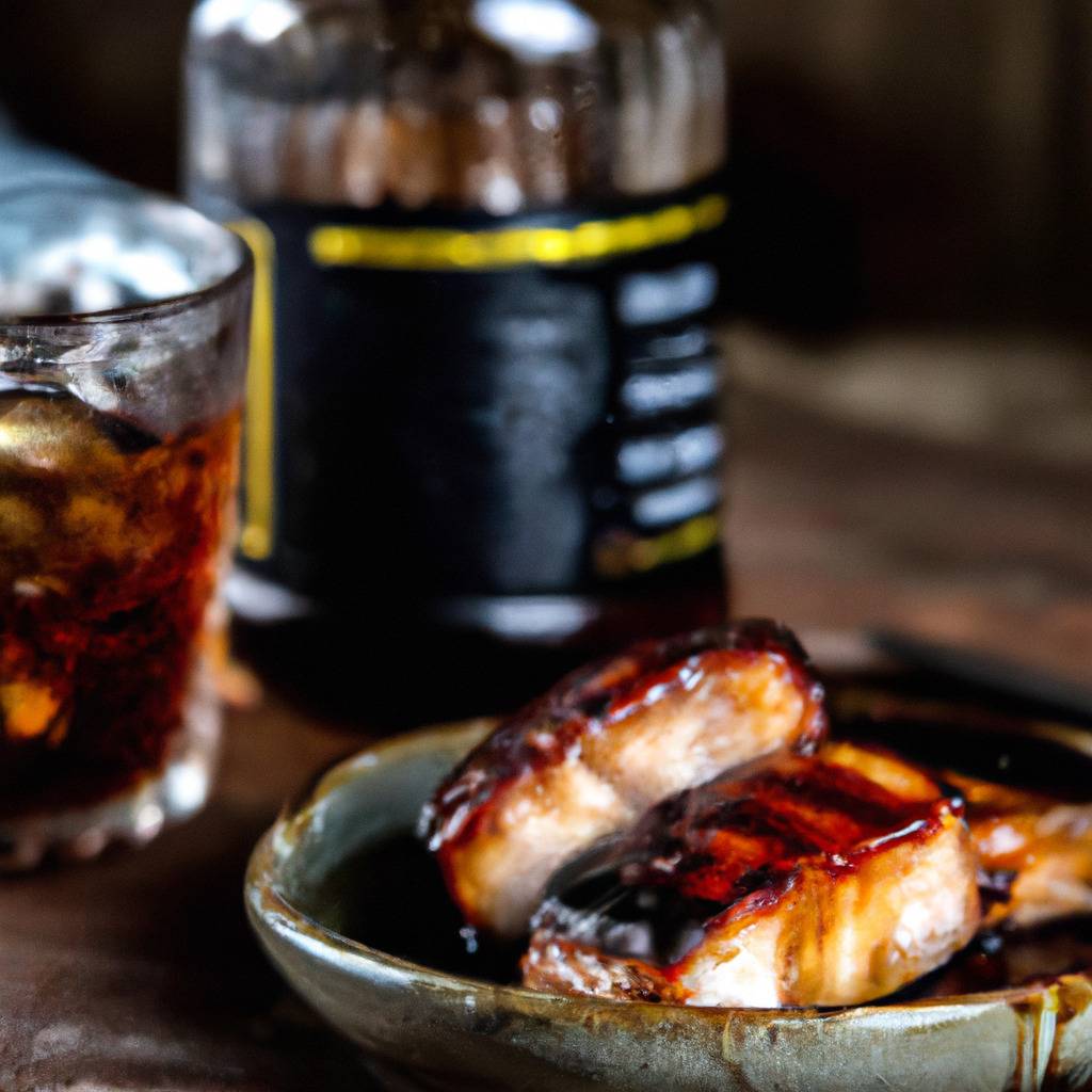 Photo illustrant la recette de : Porc au barbecue sauce bourbon