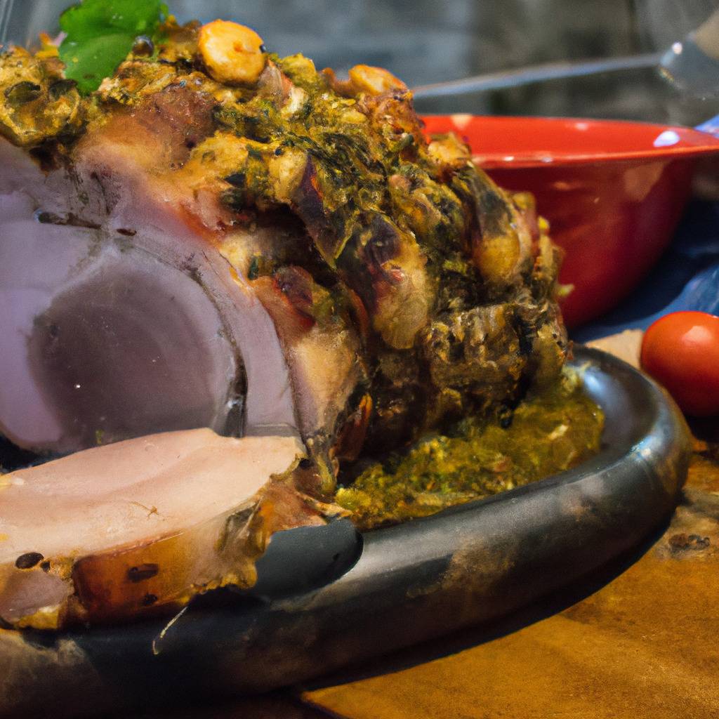 Fotografia que ilustra a receita de : Porchetta de porco à calabresa