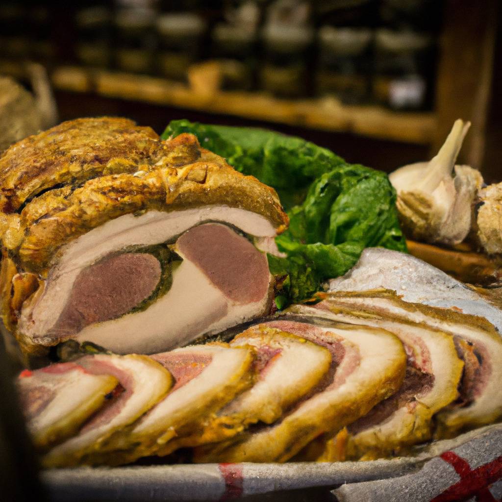 Fotografia que ilustra a receita de : Porchetta de porco à toscana